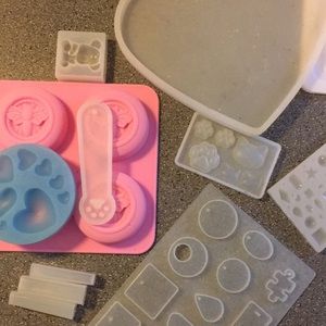 10 piece resin silicone molds